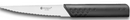 Couteau Steak XRAY 12 cm avec manche en polymère et lame en acier inoxydable, élégant et pratique pour les repas.