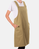 Tablier Japonais N°231 d'Alaskan Maker, design minimaliste et pratique avec poches, coloris beige.