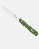 Couteau d’office Opinel N°112 avec lame inox et manche en bois verni kaki