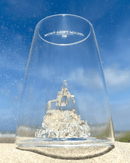 Verre Mont-Saint-Michel – sur la plage