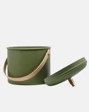 Seau à compost Vert Olive Pebbly