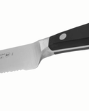 couteau à pain Arcos Manhattan 20 cm en acier NITRUM® forgé avec une lame dentelée.