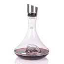 Carafe à vin TOPOGRAPHIC : Zugspitze d'Alaskan Maker, en verre cristallin avec capacité de 1.8L.