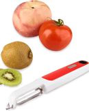 Éplucheur pivotant microdenté Zyliss, conçu pour éplucher facilement fruits et légumes délicats.
