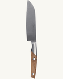 Coffret cadeau noir élégant du couteau Santoku Le Thiers, fabrication française.
