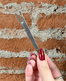 Pic Apéritif Upcycle de Triangle - Accessoire écoresponsable pour piquer olives et tapas