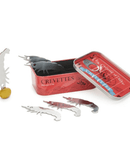 Pics Apéritif Crecettes x6 de Balvi - Accessoires ludiques pour piquer olives et tapas, design en forme de crevettes.