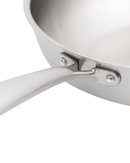 Poignées inox rivetées du wok Cuisinox – prise sûre et durable