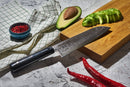 Couteau SANTOKU DAMASCUS 67 17,5cm SAMURA - Maison Habiague