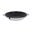 Poêle anti-adhérente Casteline Amovible Exceliss de Cristel en inox avec revêtement noir.