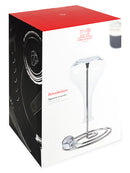 Egouttoir à carafe Révolution Peugeot, élégant support en spirale pour égoutter les carafes à décanter.