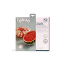 Couvercle Extensible Réutilisable LEKUE 26cm en silicone flexible et hermétique, idéal pour une conservation écologique des aliments.