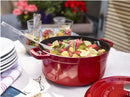 Cocottes fonte Staub ronde cerise - Maison Habiague