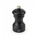 Moulin à sel Peugeot Bistro noir mat, 10 cm, classique revisité, design élégant pour moudre le sel.