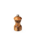 Moulin à sel Peugeot Bistro 10 cm en bois d'olivier avec somptueuses veinures.