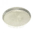 Tourtière cannelée perforée fer blanc - Maison Habiague